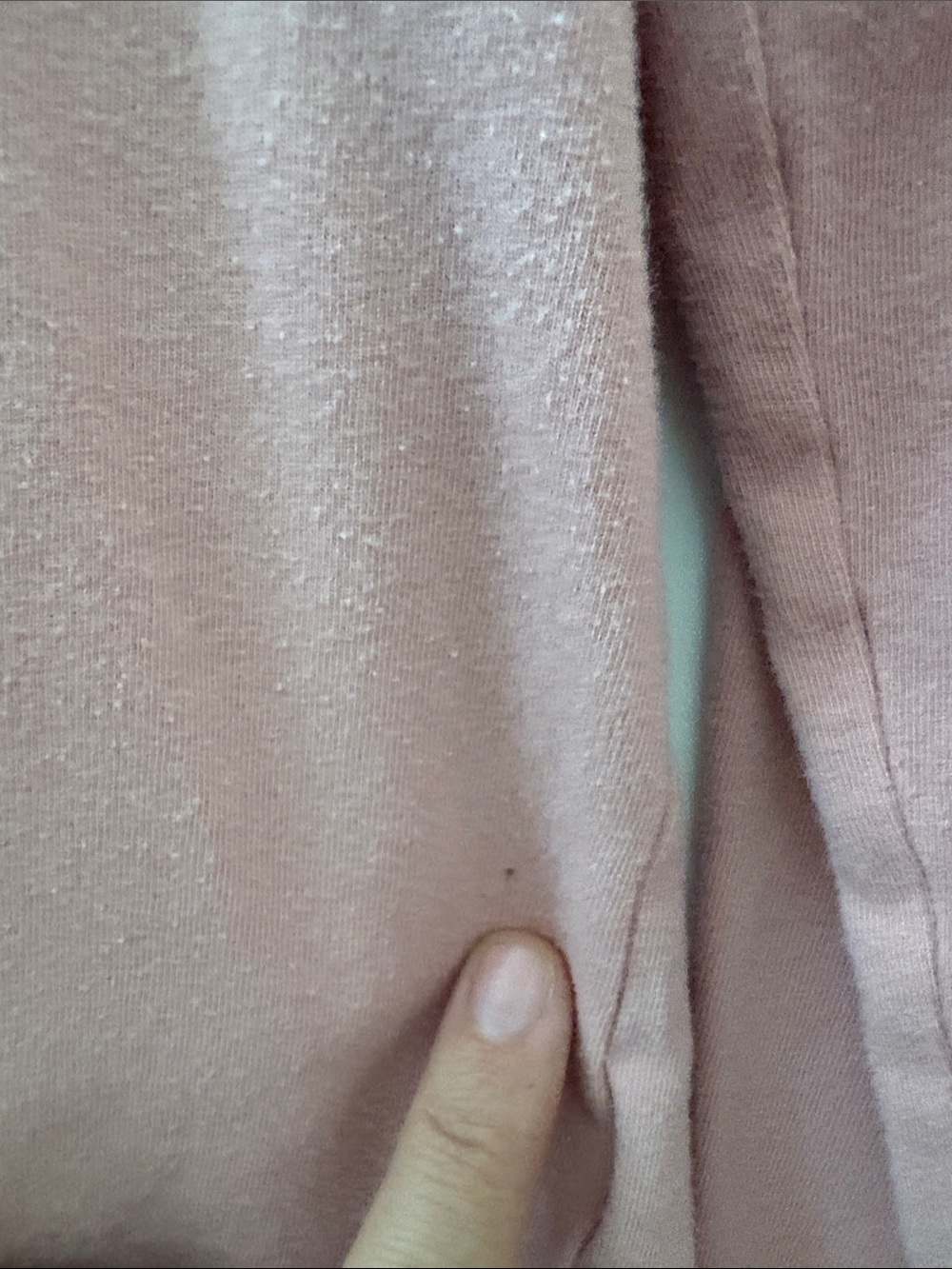 H&M Pink Bunny Face Long-Sleeve Tee with Black Bow - Picture 3 of 5